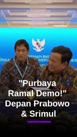 Sebelum resmi menjabat Menkeu, Purbaya Yudhi Sadewa sempat meramal akan ada demo besar-besaran di depan Presiden Prabowo & Sri Mulyani. Ramalan itu ia sampaikan lewat Indeks Kepercayaan Kepada Pemerintah (IKKP) yang dipantau 25 tahun. IKKP < 80 akan banyak demo, bahkan bisa sampai pergantian kekuasaan.#Merdekadotcom #Purbaya #PresidenPrabowoSubianto #Srimul #RamalDemo #intrnyo