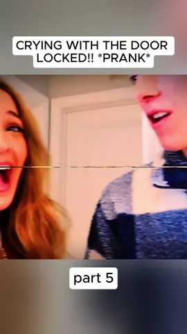 CRYING WITH THE DOOR LOCKED!! PRANK