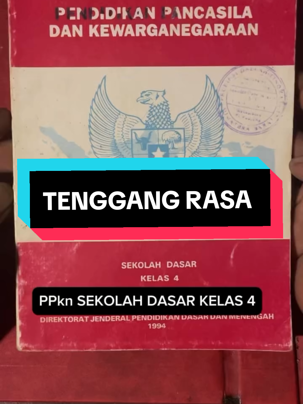 buku pelajaran PPKn kelas 4 1990