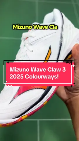 Mizuno wave Claw 3 new colourways! Next closeup ? Mizuno wave Fang 2! #mizuno #badminton #setiaalam #badmintontiktok #badmintonmalaysia 