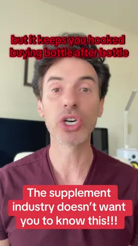 The supplement industry doesn’t want you to know this!!!