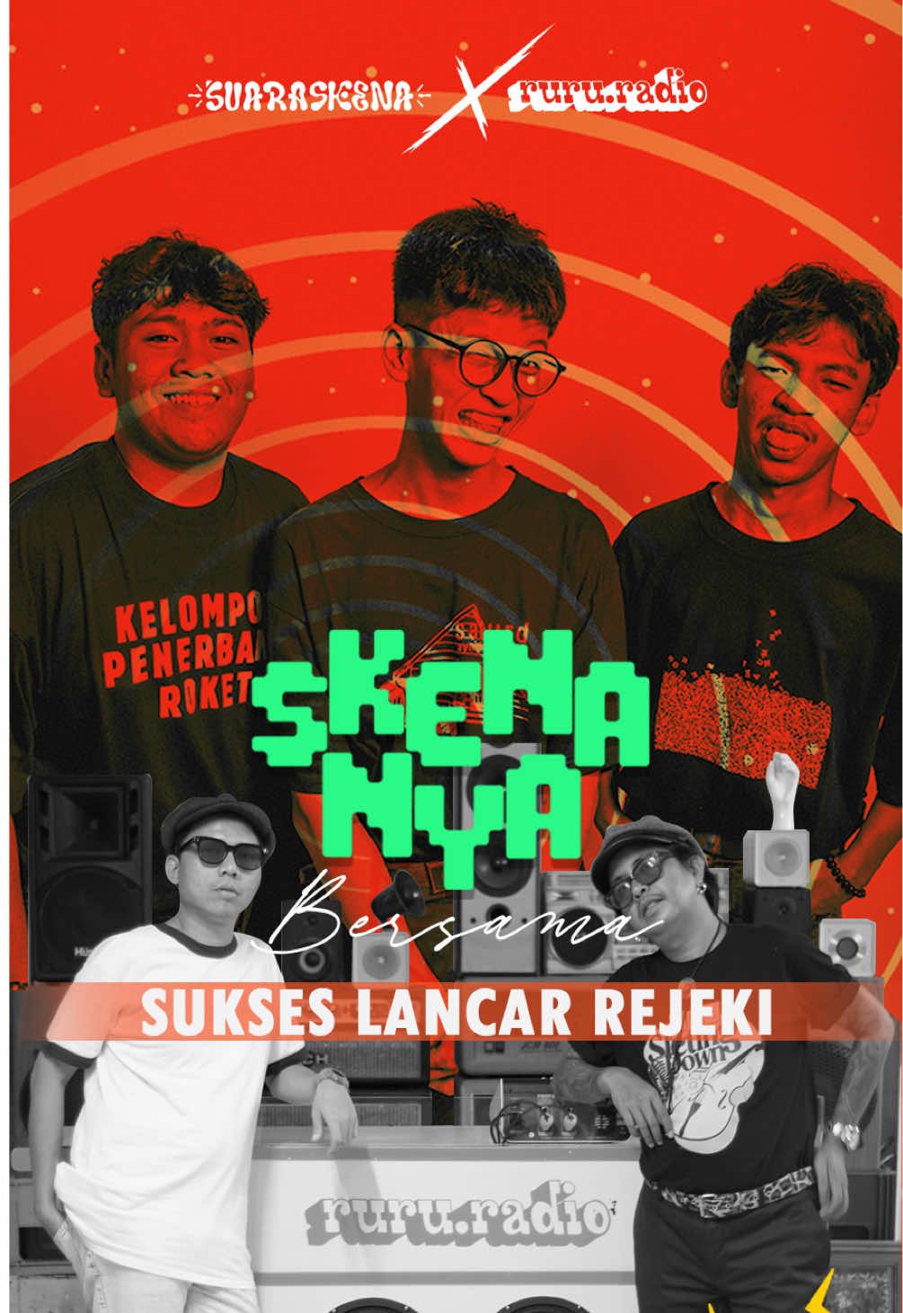 Seru banget ngobrol bareng musisi muda seperti @sukseslancarrejeki_amin dari bahas lagu lagunya yang relate banget jaman kita sekolah saat itu, sampe  kita nyanyi bareng dan triak di lagu 