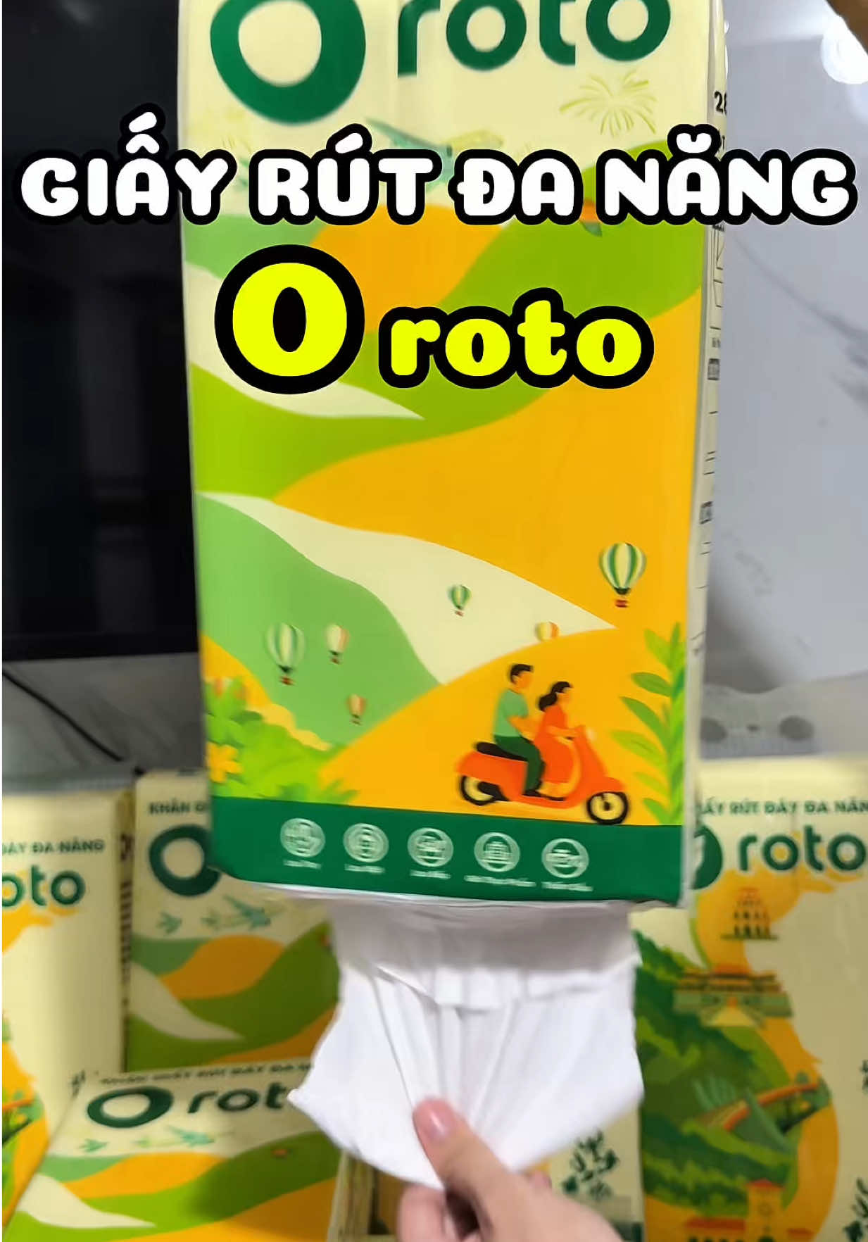 Khăn giấy rút đa năng Roto, giấy mềm mịn nha, thùng được tận 10 gói lận nè  #khangiayrut #khangiayroto #khangiaycaocap #khangiaytreotuong #tiemmegaureview 