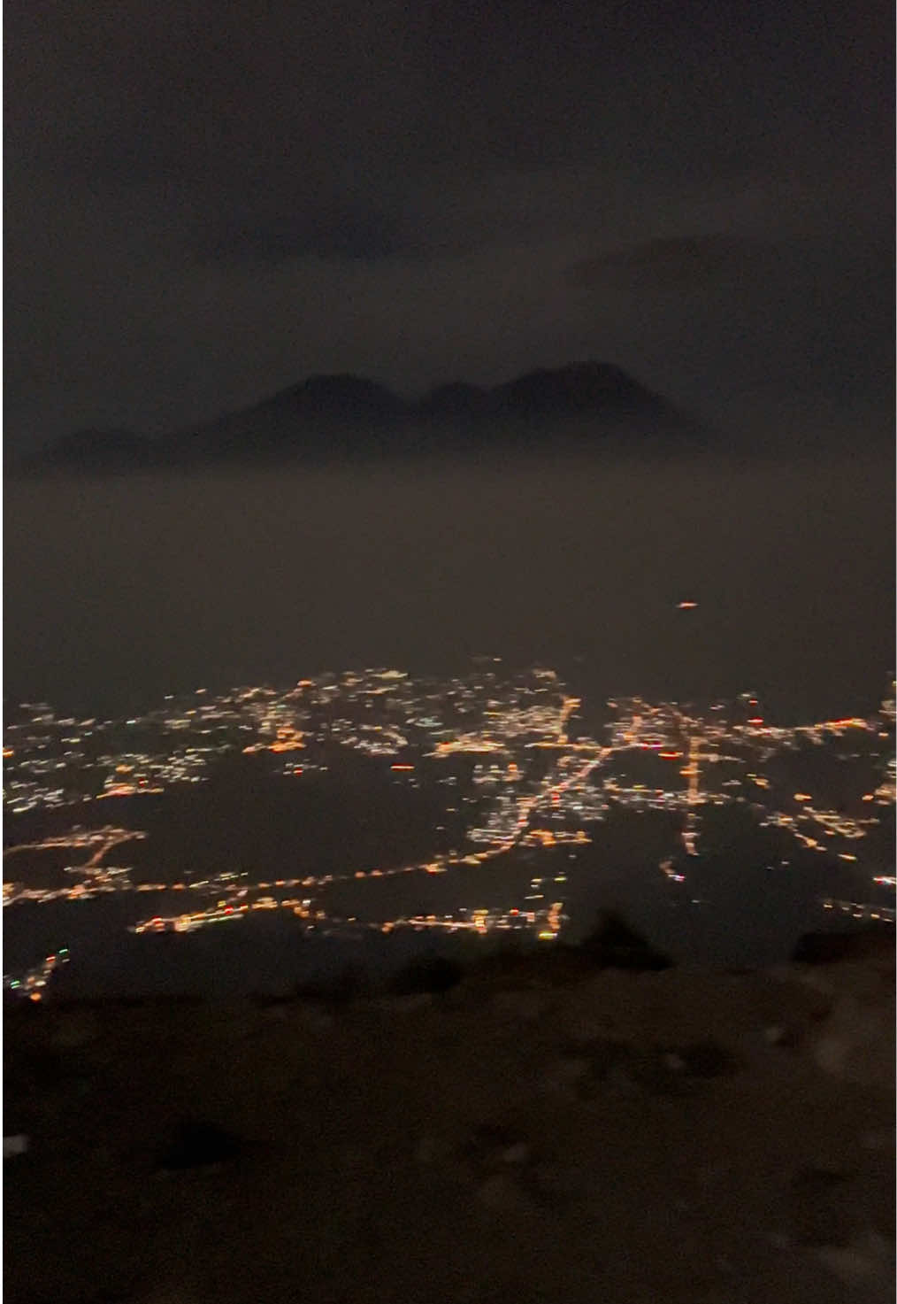 city light di puncak penanggungan #fyp #pendakigunung #citylights 