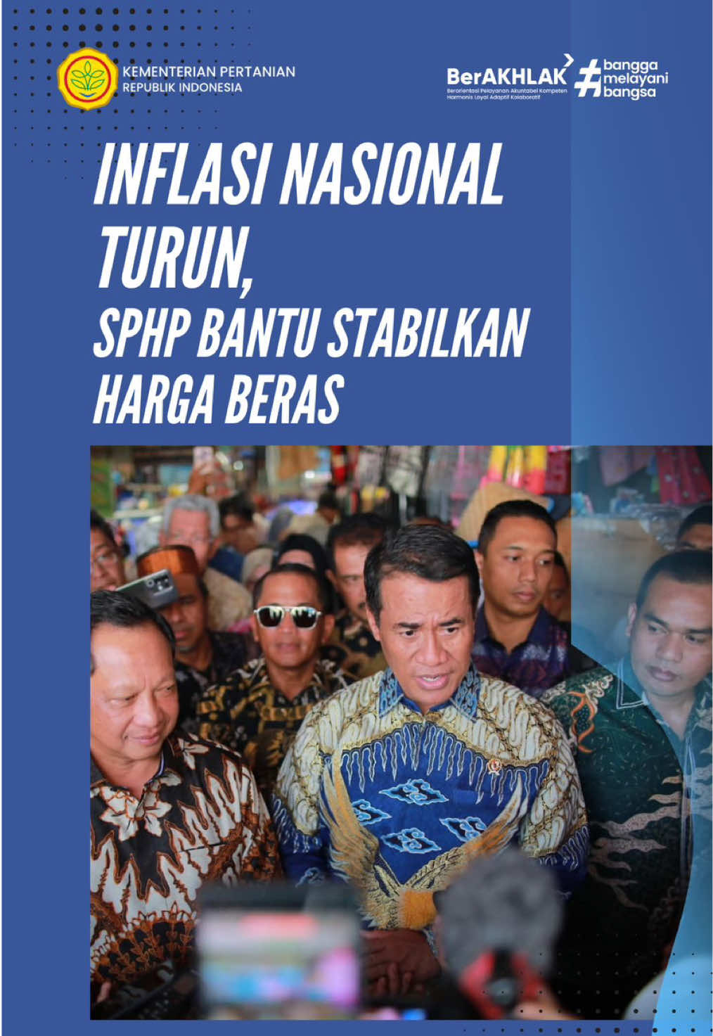 SobaTani, Inflasi pangan nasional kembali turun dari 2,37% menjadi 2,31% (yoy). Mendagri Tito Karnavian menegaskan bahwa penurunan ini tidak lepas dari peran program Stabilisasi Pasokan dan Harga Pangan (SPHP) yang dijalankan Bulog, sehingga masyarakat bisa mendapatkan beras dengan harga lebih murah dan kualitas yang tetap terjaga. Mentan Andi Amran Sulaiman juga memastikan stok beras nasional aman dengan ketersediaan lebih dari 4 juta ton. Kolaborasi antara pemerintah pusat, daerah, dan Bulog membuat distribusi berjalan lancar dan harga tetap stabil. Dengan kondisi ini, Indonesia mampu memenuhi kebutuhan beras dalam negeri tanpa impor. #PertanianIndonesia #berassphp #sumsel #mentanamran #inflasi 