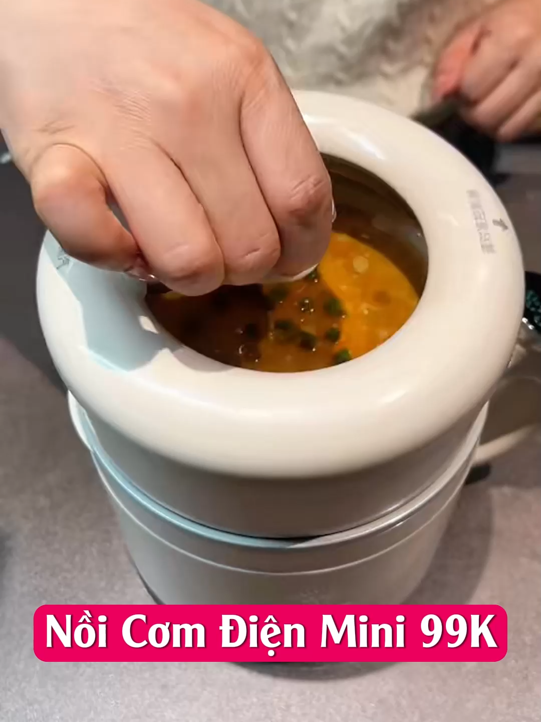 Nồi mini xinh xắn – phù hợp gia đình nhỏ #smart #noicomdien #noicomdienmini #noicomdiendanang