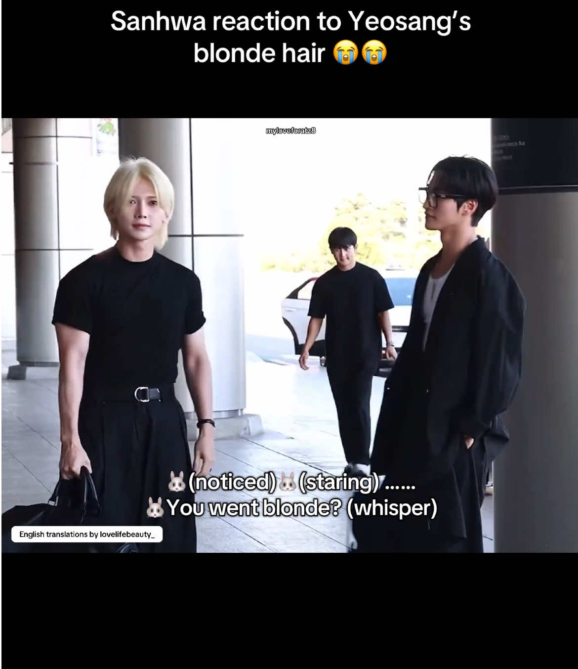 😭😭😭🤍 #ateez #yeosang #seonghwa #choisanateez #sanhwa 