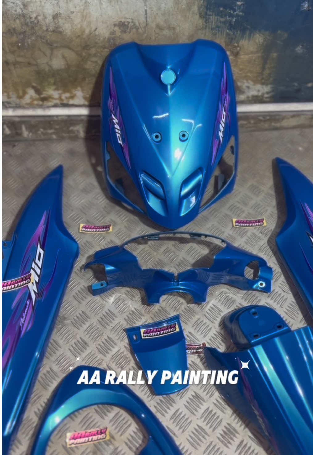 rekomendasi STNK biru nih 💦!!! repaint dana pelajar langsung ke AA RALLY PAINTING AJA! #vabyy #vario #bluww🦋 #miosporty #fyp 