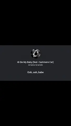 #arianagrande #bemybaby #ignotes #music #xcyzba 