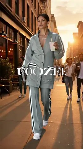 This tracksuit set? Total vibe for easy - breezy days.#tracksuit #uoozee #fallfreshness#OOTD #springfashion 