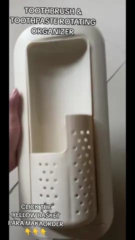 TOOTHBRUSH & TOOTHPASTE ROTATING ORGANIZER PARA MAAYOS TIGNAN ANG MGA GAMIT SA CR KAYA CLICK THE YELLOW BASKET PARA MAKAORDER#rotatingtoothbrushholder #brush #BRUSH #toothbrush #TOOTHBRUSH #brushorganizer #rotatingorganizer #viraltiktok #trendingsound #trending #viral #viralvideo #trendingsong 