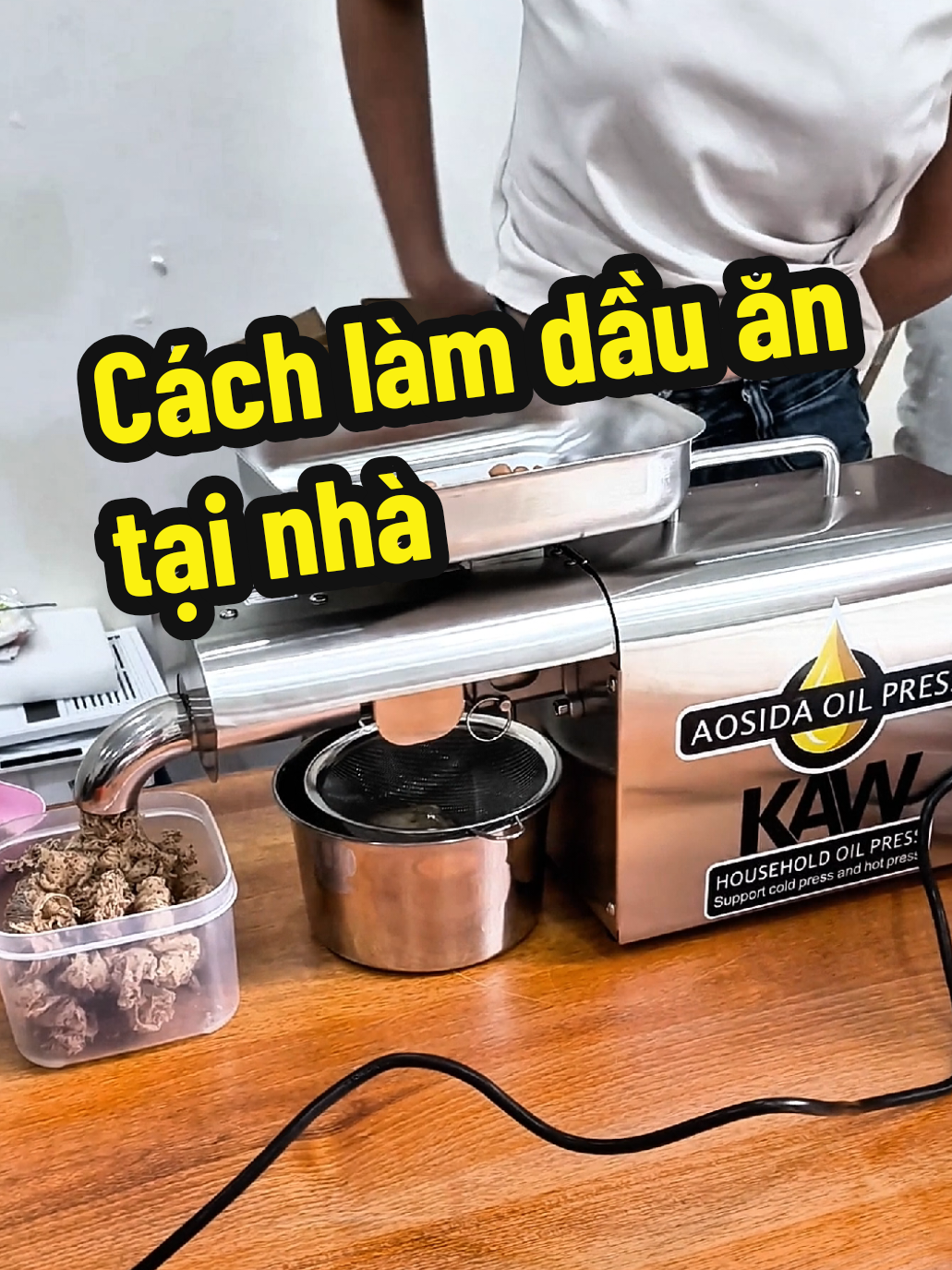 Cách làm dầu ăn tại nhà #mayepdaulac #mayepdauthucvat #mayepdau #mayepdaudauphong #mayepdautainha 