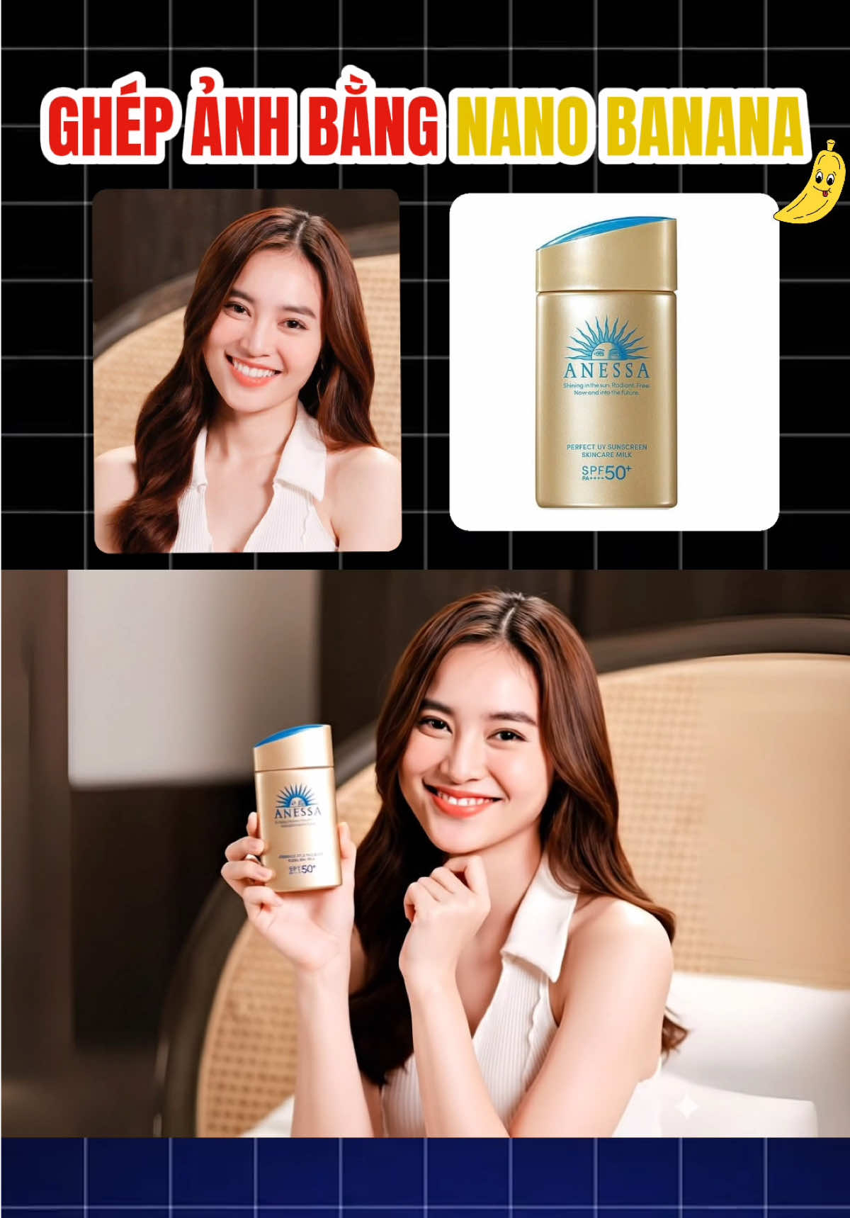 Hướng dẫn ghép ảnh bằng Nano Banana. Tạo video QC chân thật#nanobanana #gemini #videoai #appsngon #appsngon 