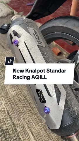 New Knalpot Standar Racing AQILL PERFORMANCE Type ASR-Series Black Powder Coating For Mio Sporty • Mio J • Mio M3 • Mio Soul #miosporty #bismillahfyp #mio #kenalpotaqil #mioproper 