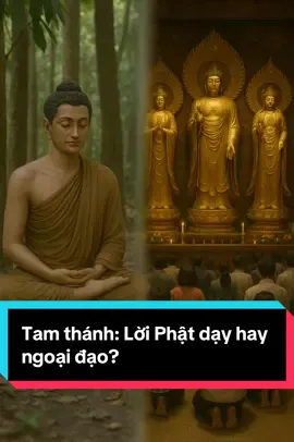 Tam thánh trong chùa – Phật dạy hay ngoại đạo?#tinhthuc #chanhphap #daophat #phatgiao #phatphap 