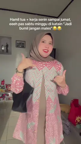 Jadi selama ini saya ngapain?😂 ya masa tidur di kantor #bumilhappy #masyaallahtabarakkallah #innerdress #fyp 
