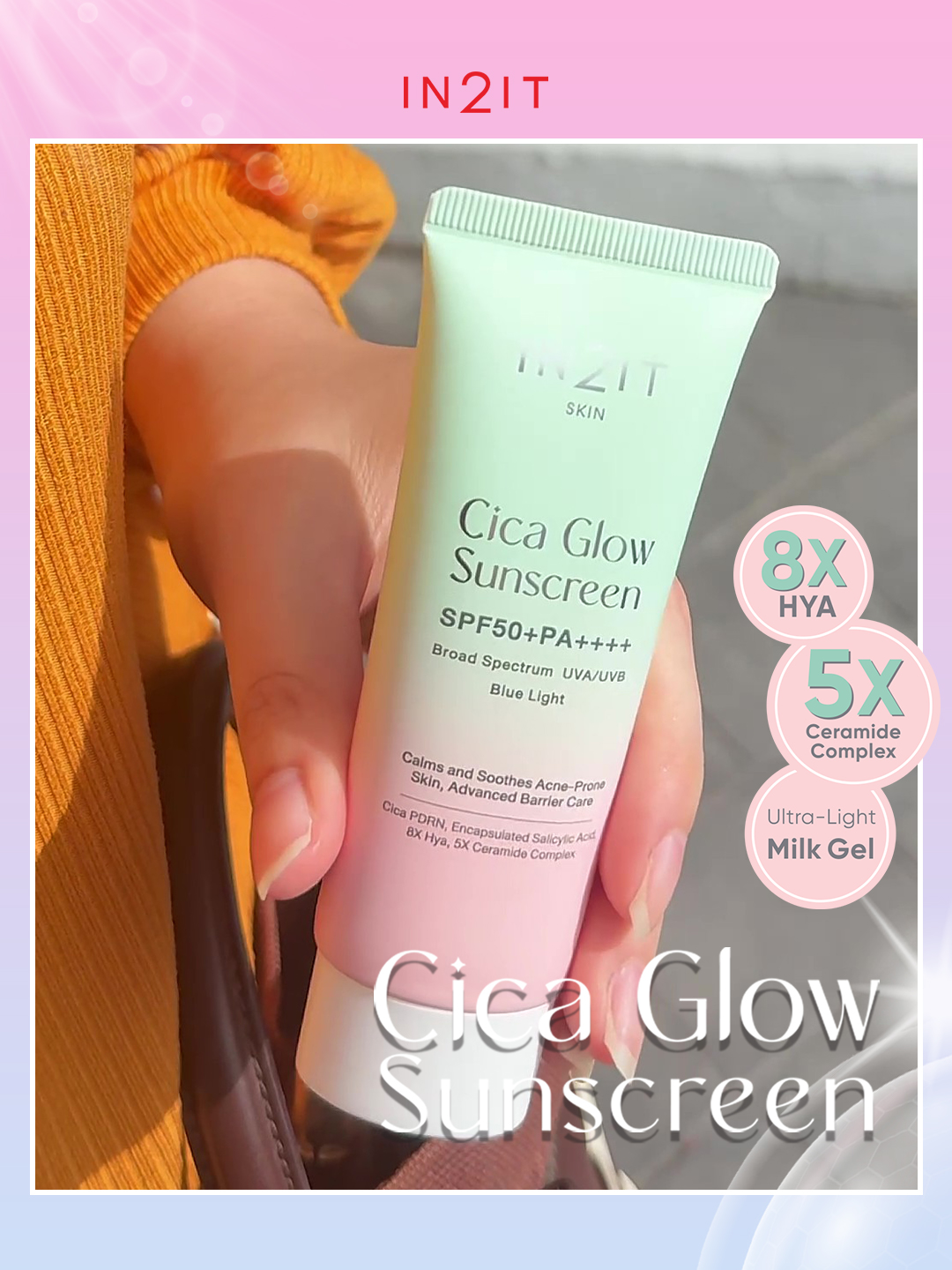 ☀️ Glowing skin = good sunscreen ✨ I never skip my IN2IT Cica Glow Sunscreen SPF50+ PA++++ — it protects, hydrates, and gives me a natural glow (no highlighter needed!) 😍 . #IN2IT #IN2ITMalaysia #IN2ITCosmeticsMY #IN2ITMY #Cica #SkinProtection #Glowing #CicaSunscreen #Sunscreen #DarkSpot #HealthySkincare