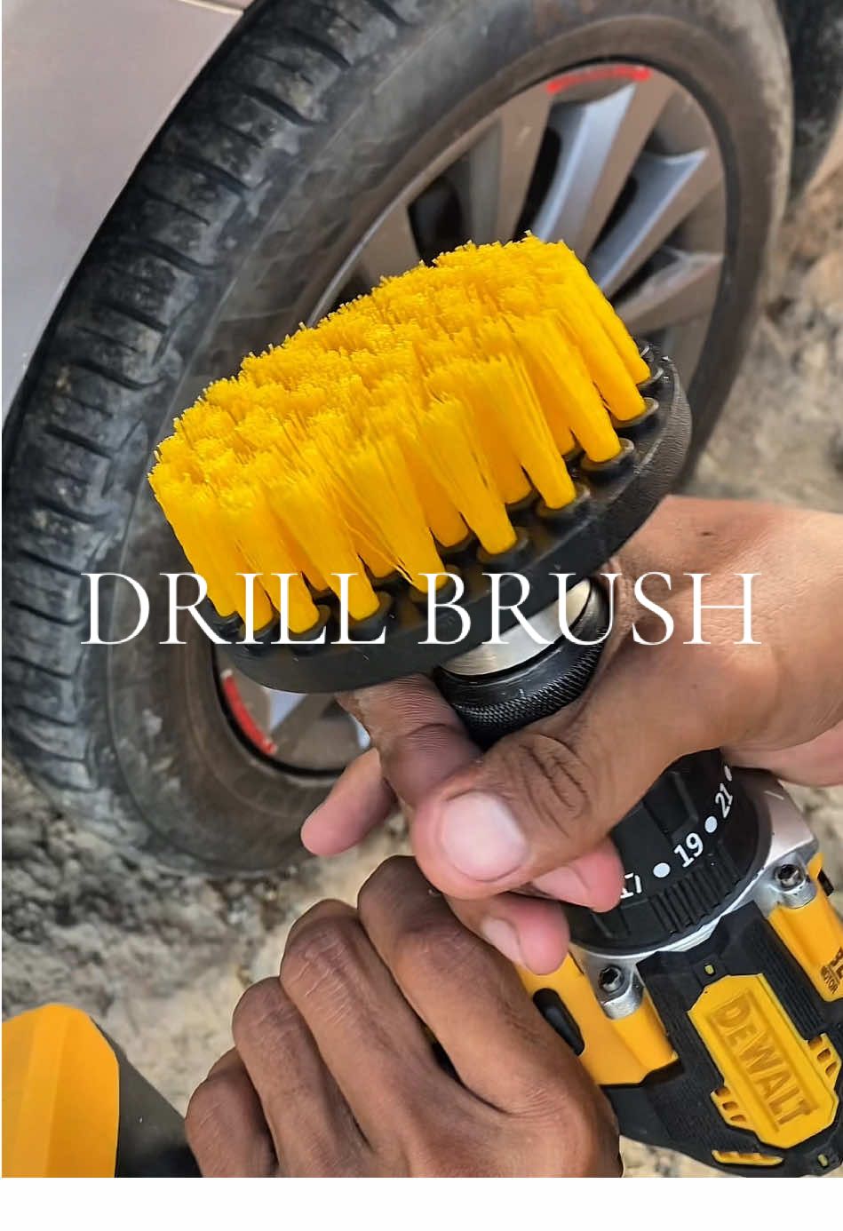 Electric drill cleaning brush #cleaningbrush #tirebrush #multipurposebrush #drillcleaningbrush 