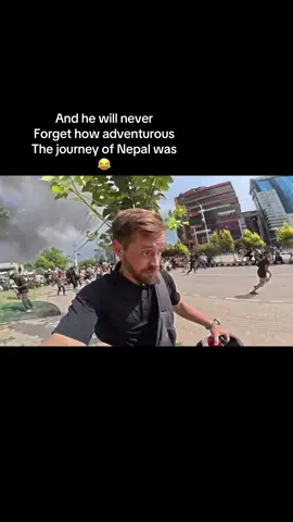 BRO GOT TRAUMATIZED 😭 YouTube name :wehatethecold   @wehatethecold 😅 #genz #nepal #9sep #blackday #travellingwentwrong 🤣🤣