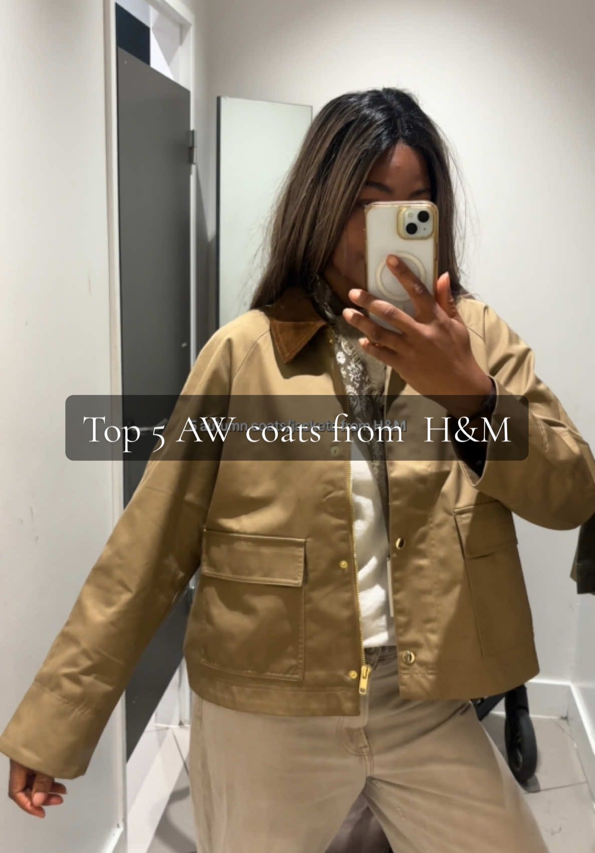 Which jacket would you have picked up!? 😍  We took a trip to @H&M and I was so impressed with my finds! These autumn coats/jackets are perfect as transitional pieces between the seasons ☀️🍁 The paisley scarf, red and Hampton’s baseball caps are all H&M. Happy to share codes if needed! 😍 #autumnoutfits #falloutfits #hmhaul #viralfinds #fashiontiktok 