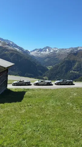 Three legends. One road. Pure adrenaline at the Großglockner.🗻☀️ #CarreraGT #Grossglockner #elferspot
