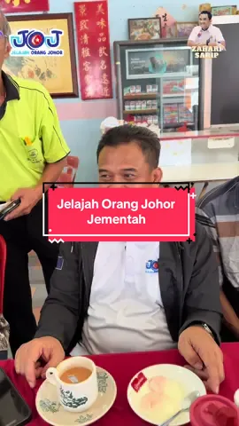 Minum kopi sempena Jelajah Orang Johor DUN Jementah  #majujohor #jelajahorangjohor 