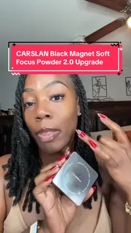 ✨ Keep your makeup flawless all day with the CARSLAN Black Magnet Soft Focus Powder 2.0 Upgrade! ✨ This lightweight, translucent pressed powder gives you a soft-focus, matte finish while controlling oil for up to 24 hours. 🌟 Designed with a sensitive-skin friendly formula, it keeps your look fresh, transfer-proof, and non-cakey. Plus, it’s water & sweat-proof – perfect for long days and nights. 📌 Features: ✔️ 2.0 Oil Control Technology ✔️ Stronger makeup hold ✔️ Lightweight & breathable ✔️ Free gift included Upgrade your makeup routine and get that airbrushed finish you’ll love! 💖.                                     #TikTokShopFinds #MakeupMustHaves #SettingPowder #OilControl #dmvbeautyinfluencer 