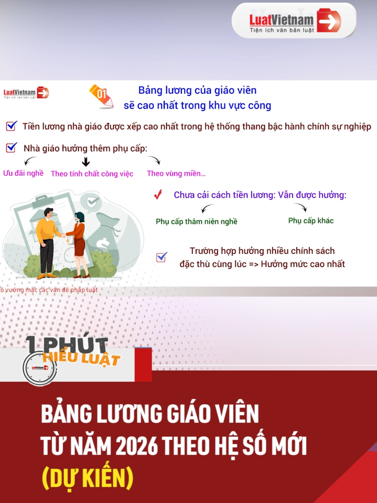 Bảng Lương Giáo Viên Từ Năm 2026 Theo Hệ Số Mới [Dự kiến] #luat #luatsu #luatvietnam #luatvietnamvn #tintuc #kienthuc #phapluat #hoccungtiktok #1phuthieuluat #LearnOnTikTok #tiktokmentor #kienthucphapluat #giaovien