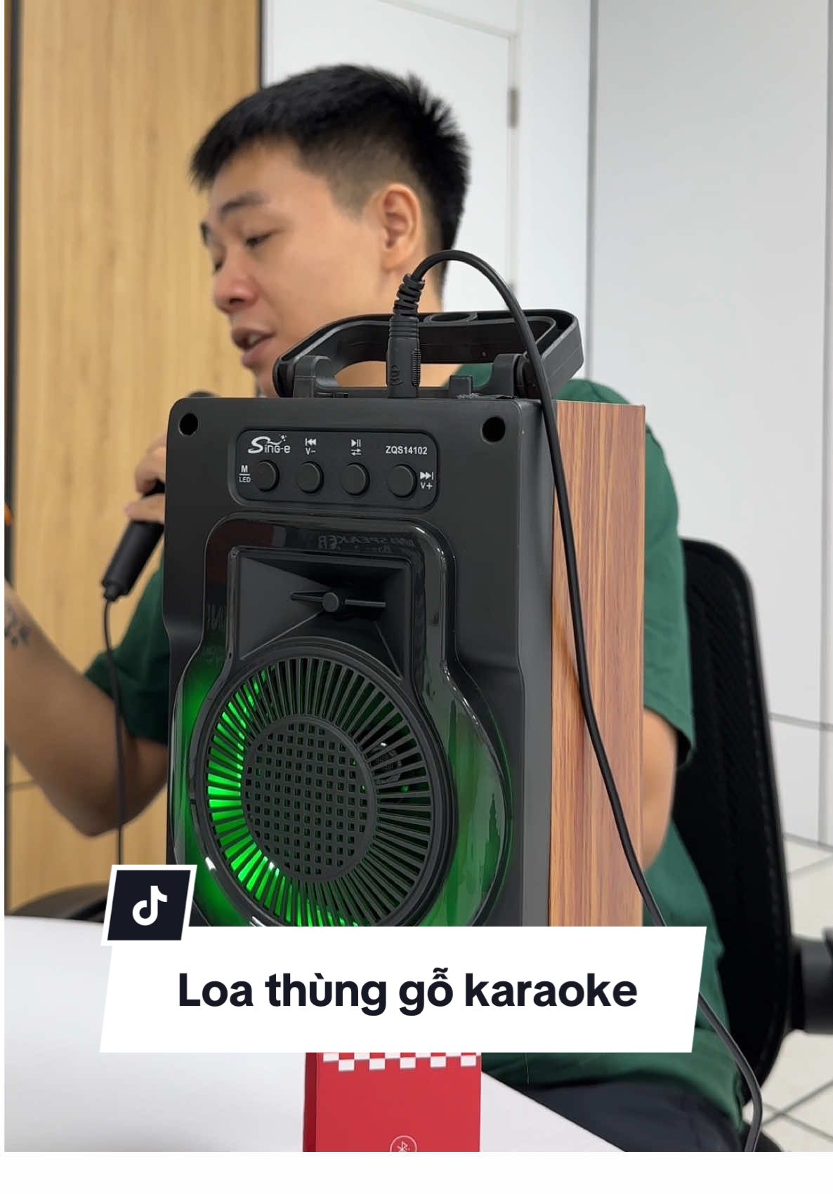 Loa thùng gỗ hát karaoke#anhthiemphukien #loabluetooth 