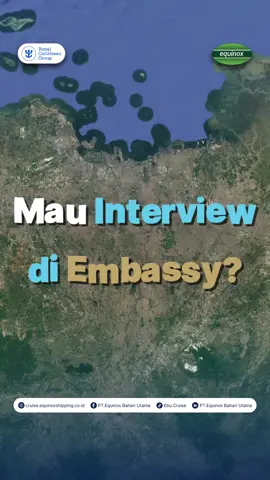 Berlayar lagi tanpa ribet! ⚓ Visa? ✅ Briefing sebelum interview embassy? ✅ Di EBU, semua sudah kami siapkan biar crew lebih siap & percaya diri 📨 Info lebih lanjut: 𝗣𝗜𝗖 𝗨𝗦 𝗩𝗜𝗦𝗔 𝗘𝗕𝗨-𝗖𝗿𝘂𝗶𝘀𝗲: +62 811-8111-9771 𝗝𝗮𝗸𝗮𝗿𝘁𝗮 𝗔𝗱𝗺𝗶𝗻: +62 811-1301-6465 𝗕𝗮𝗹𝗶 𝗔𝗱𝗺𝗶𝗻: +62 811-1923-1513 Fokus pada persiapan perjalanan, urusan visa dan briefing serahkan pada kami. ✨ #RoyalCaribbeanGroup #EquinoxBahariUtama #VisaPelaut #ReturningCrew #VisaAssistance 