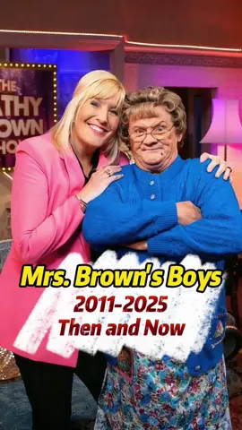 Here's how the actors of Mrs. Brown's Boys today.#foryou #celebrities #usa #fypage #tiktok #actor #fyp #thenandnow #beforeandafter #mrsbrownsboys 