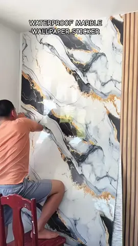 Waterproof marble sticker na ang lakas maka shala. #marblesticker #marblewallpapersticker #wallpapersticker #marblesticker 
