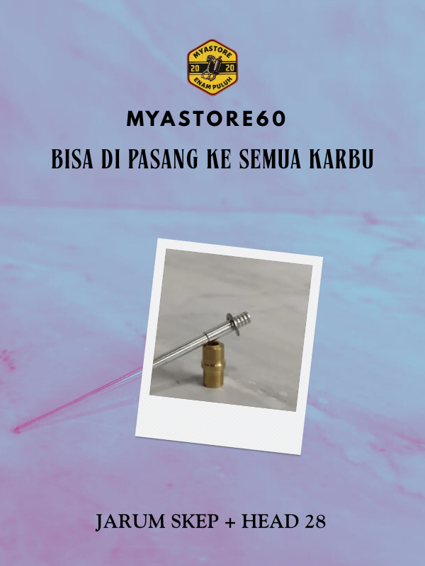 SPAREPART KARBU JARUM SKEP + HEAD NOZZLE UKURAN 28 BISA DI PAKAI KE SEMUA KARBU#MYASTORE60