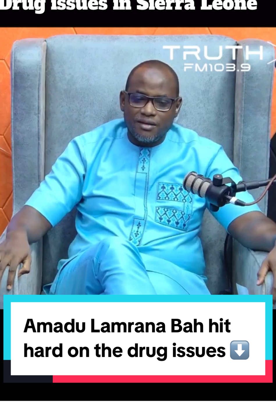 Amadu Lamrana Bah speaks on the Drug issue|| #fyp #Sierraleone 