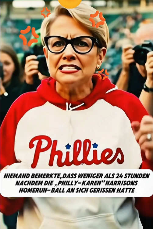 Niemand bemerkte,dass weniger als 24 Stunden nachdem die „Philly-Karen“Harrisons Homerun-Ball an sich gerissen hatte#Phillies #tik_tok #fyp #baseballupdates 
