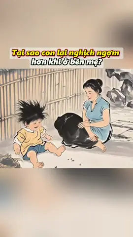 Tại sao con lại nghịch ngợm hơn khi ờ bên mẹ? #sachhay #bingobooks #nuoicondungcach #dayconthongminh #fyp 