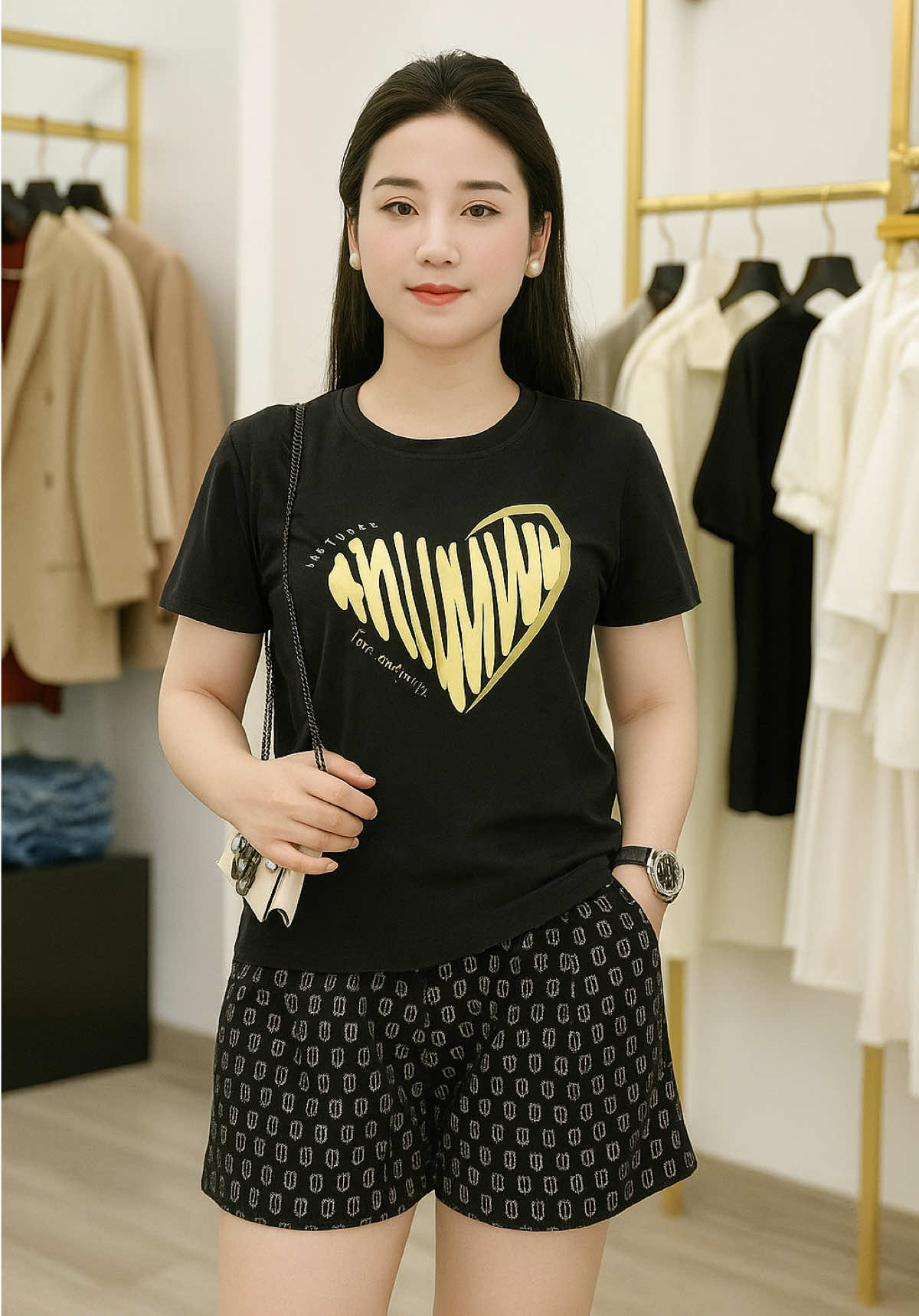 Mặc Bộ Đồ Đùi Này Ở Nhà Hay Đi Chơi Đều Đẹp Nha #doxinh4mua #doboxinh #dobomacnha #bododui #bodococtay 