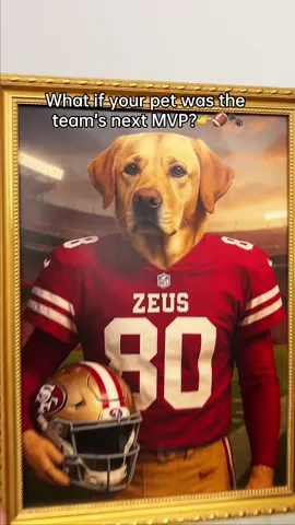 Pet + team = one-of-a-kind keepsake. Every fan and pet owner deserves one. 50% OFF, order now!