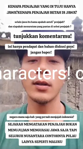 #stitch dengan @AMRAN. AM. ACEH MERDEKA jawa tempat untuk adu domba dan fitnah mereka yang ingin menjajah indonesia #beritaterbaru #videoterbaru #viralvideo 