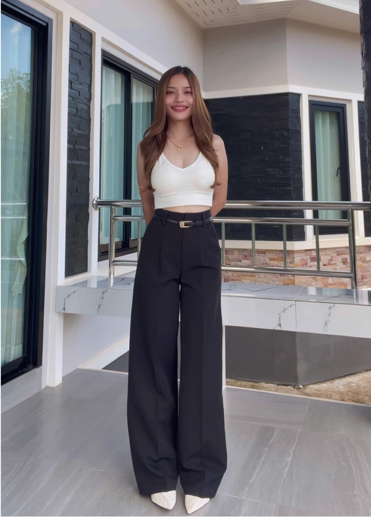 ไม่เคยผิดหวังเลยที่กดกางเกงรุ่นนี้มา #กางเกง #กางเกงขายาว #ทริคแต่งตัว #tik_tok #ฟีดดดシ 