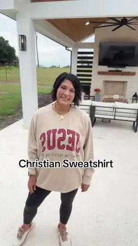 Love this sweatshirt! The best message! #graphicsweatshirt #sweatshirt #christianapparel #christiantiktok @POPOD Factory 