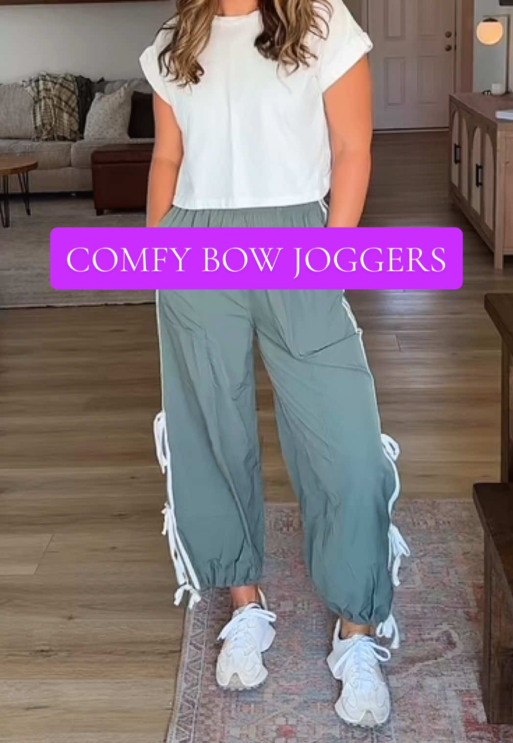 Obsessed with these 🤭 #casualpants #joggers #comfypants #flowypants #casualoutfit 