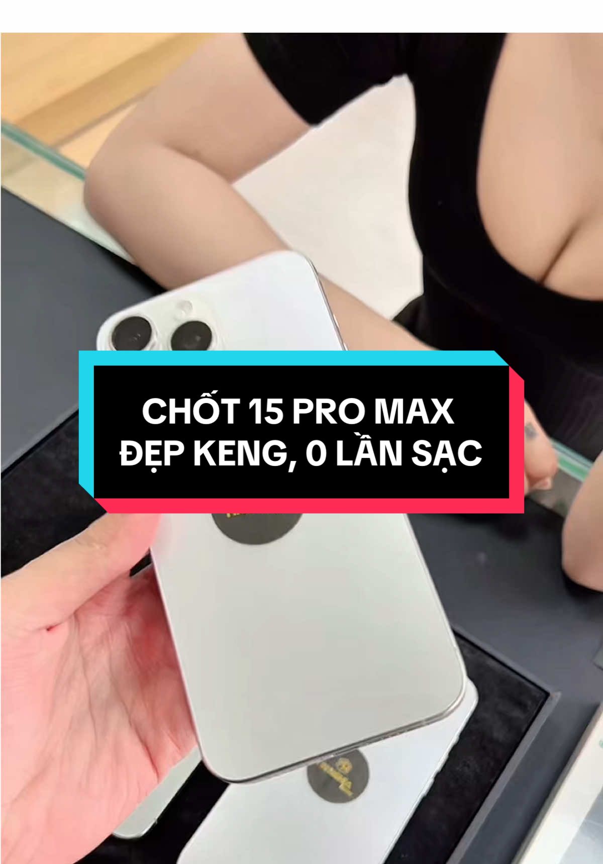 Chốt đơn 15 Pro Max đẹp keng, 0 lần sạc nha #TinnghiaistoreHauGiang #Tinnghiaistore #iPhone #Xuhuong #Thinhhanh 