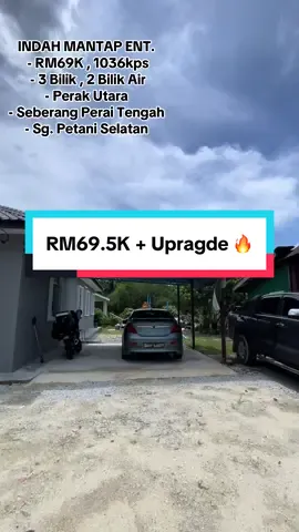 RM69,500 JE ‼️ DAPAT RUMAH ATAS TANAH SENDIRI?? 🛏️ 3 bilik tidur 🚿 1 tandas + 1 bilik mandi 📐 1036kps luas gila! 💡 Wiring & piping point je 🪜 Bumbung metaldeck straight profile 🚫 Tak termasuk mozek, table top, kepala paip & aksesori elektrik ✅ Siap cat & plaster siling! ✅ Pengeluaran KWSP bagi yang layak 📍Kawasan cover: 📌 Seberang Perai 📌 Kulim – Bandar Baru 📌 Sg Petani Selatan 📌 Perak Utara 📞 Nak tengok tapak? Call Husna sekarang: 014-7463779 #rumahmurah #abcxyz #fyp #rumahutara #rumahimpian 