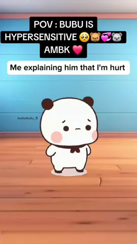 #foru  #bubu  #dudu# bubududu couple  #bubu is hypersensitive🥺🐻💞🐨❤️😍🥰