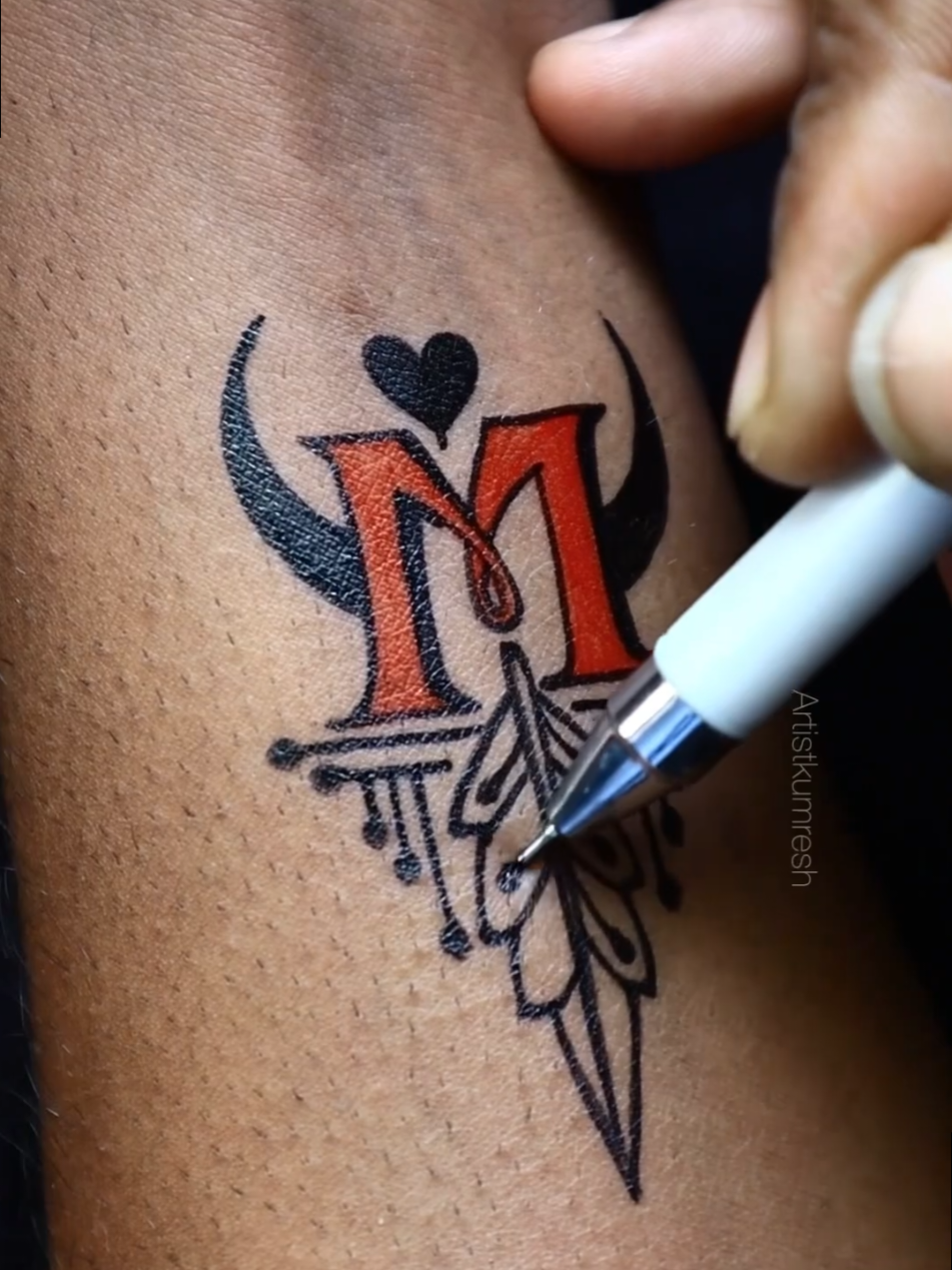 #Mtattoos#making #stlyetattoo #bodytattoo#A 