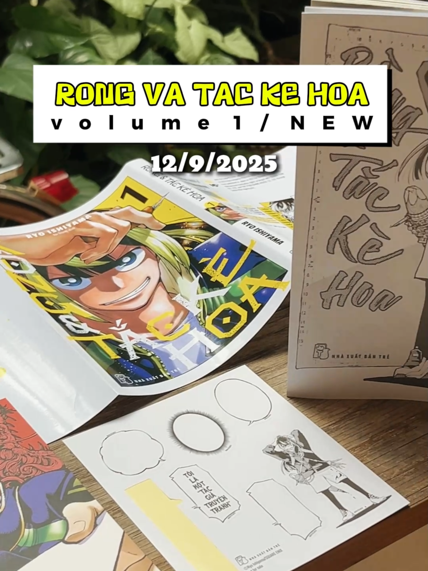 Làm tác giả manga có gì vui!? - RỒNG VÀ TÁC KÈ HOA tập 1 - #truyentranhnxbtre #manga #dragonandchameleon #nxbtre #BookTok