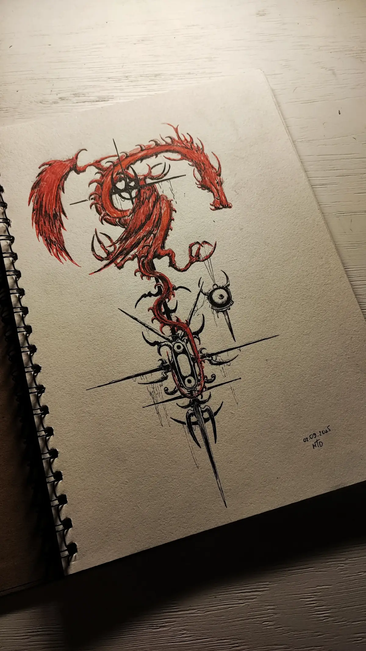 тгк: DavydovMakesHard  #sketch #liner #tattoo #cybersigilism #tribal 