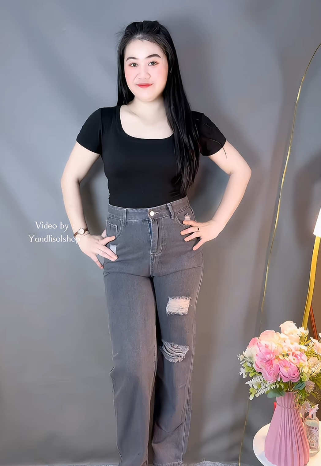 Rekomendasi celana jeans sobek kece banget 💫✨#jeanswanita  #jeanssobek #jeansmurah #celanajeans #rekomendasi 