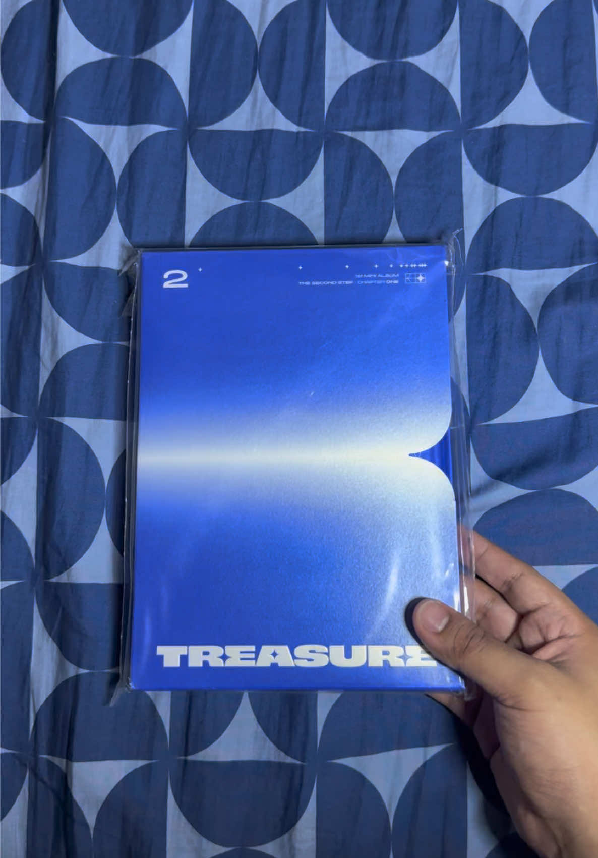 TREASURE The Second Step: Chapter One unboxing (Blue ver) #treasure #jikjin #thesecondstepchapterone #kpop 